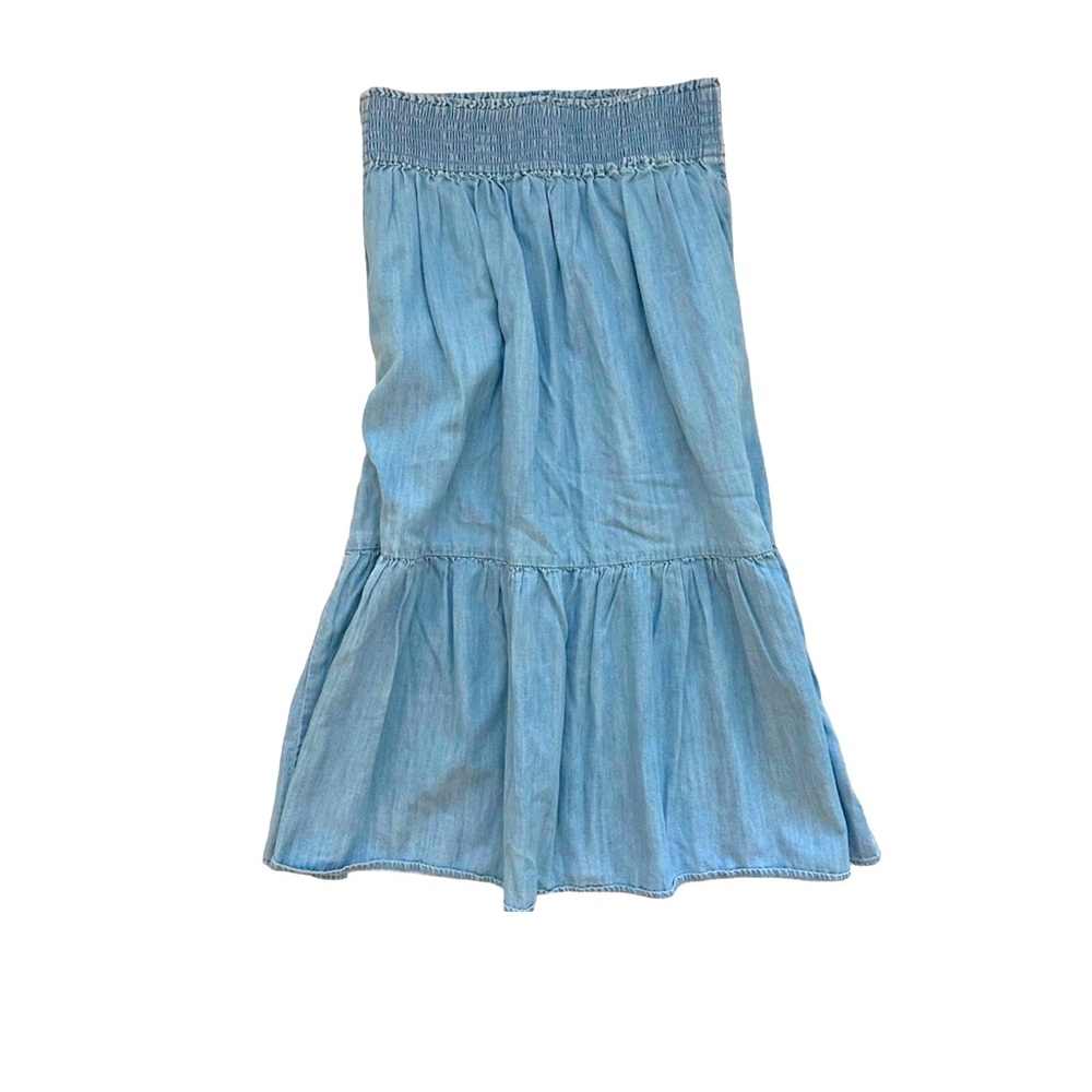 Madewell Denim Elastic Waist Skirt